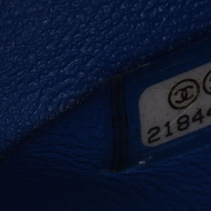 Chanel Caviar Quilted Mini Square Flap Blue 6 of 9