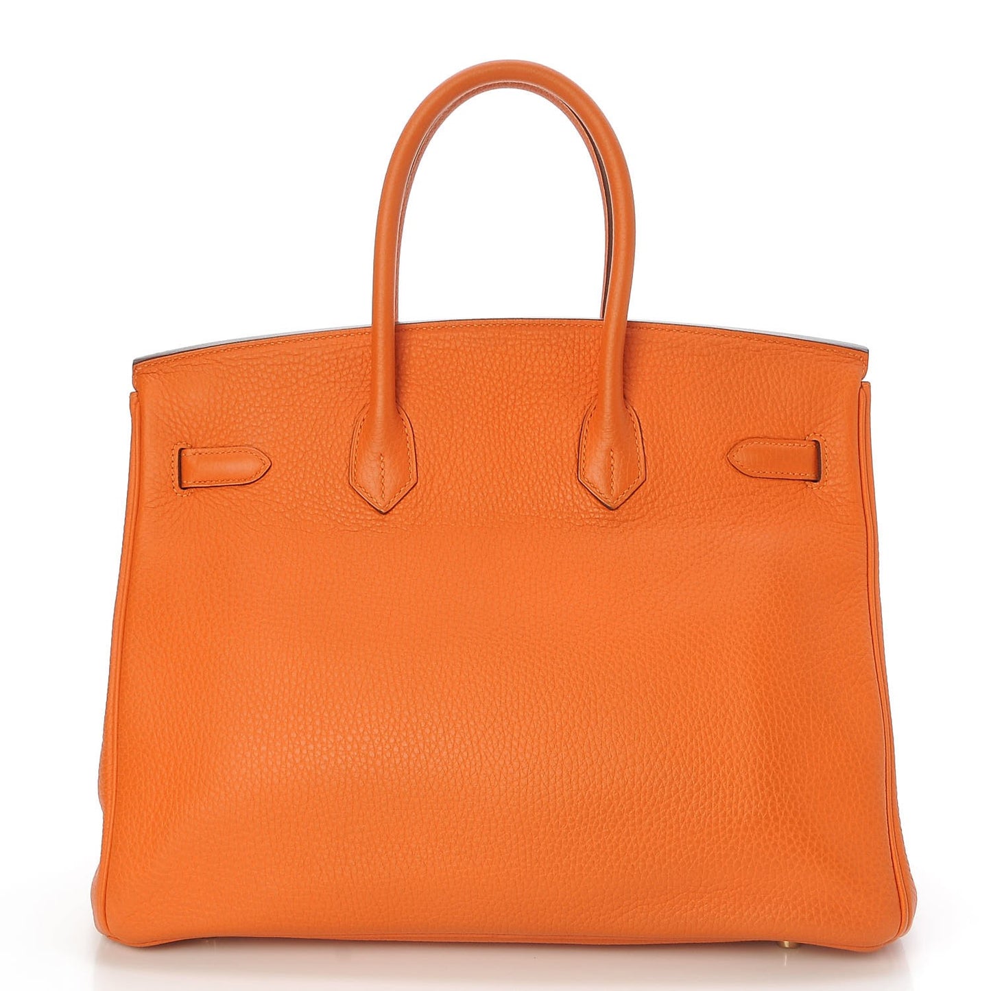 Taurillon Clemence Birkin 35 Orange