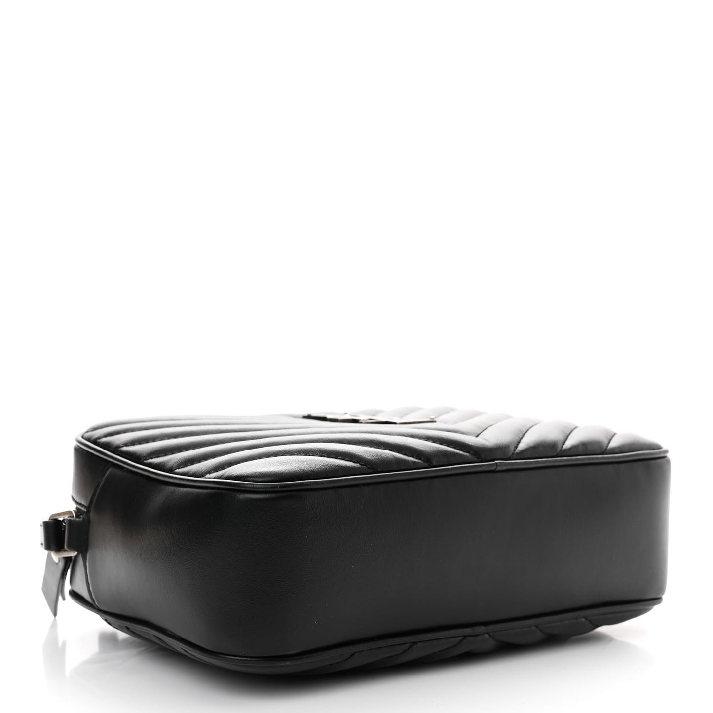 Calfskin Matelasse Monogram Lou Camera Bag Black