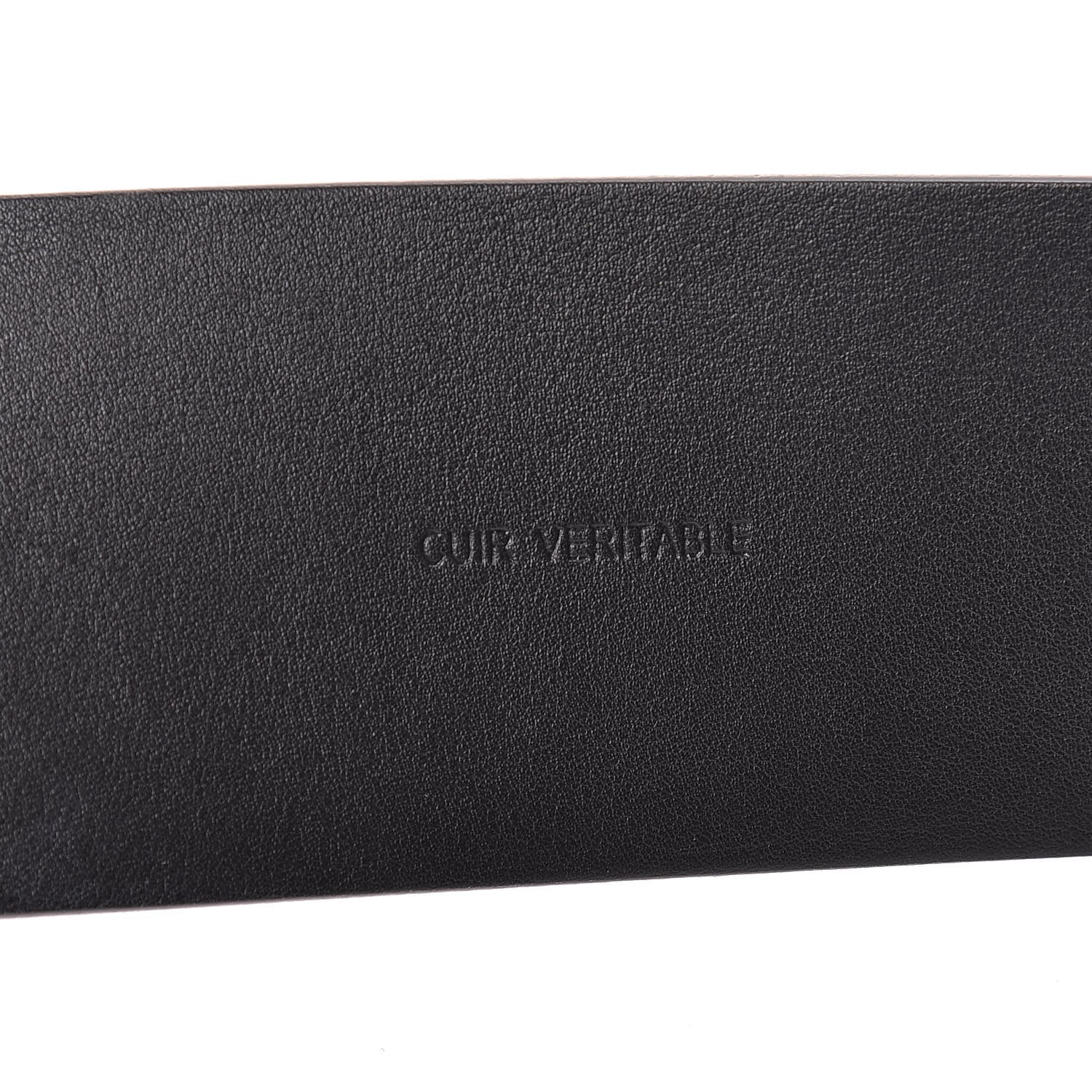 Chanel Lambskin Suede Crystal Ring CC Belt 90 36 Black 6 of 9