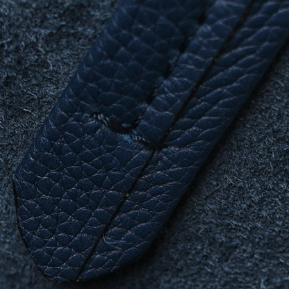 Celine Soft Grained Calfskin Small Belt Cabas Phantom Deep Blue 12 of 14