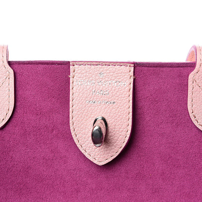 Louis Vuitton Calfskin Perforated Lockme Cabas Rose Poudre Creme 6 of 11