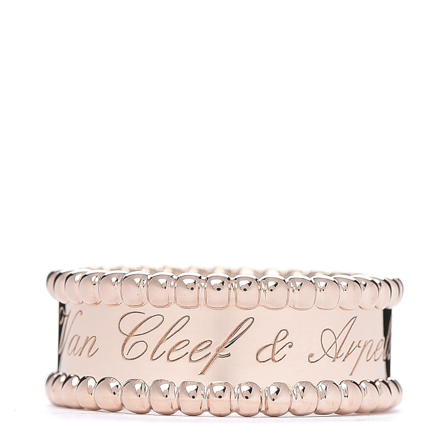 18K Rose Gold Perlee Signature Ring 51 5.75