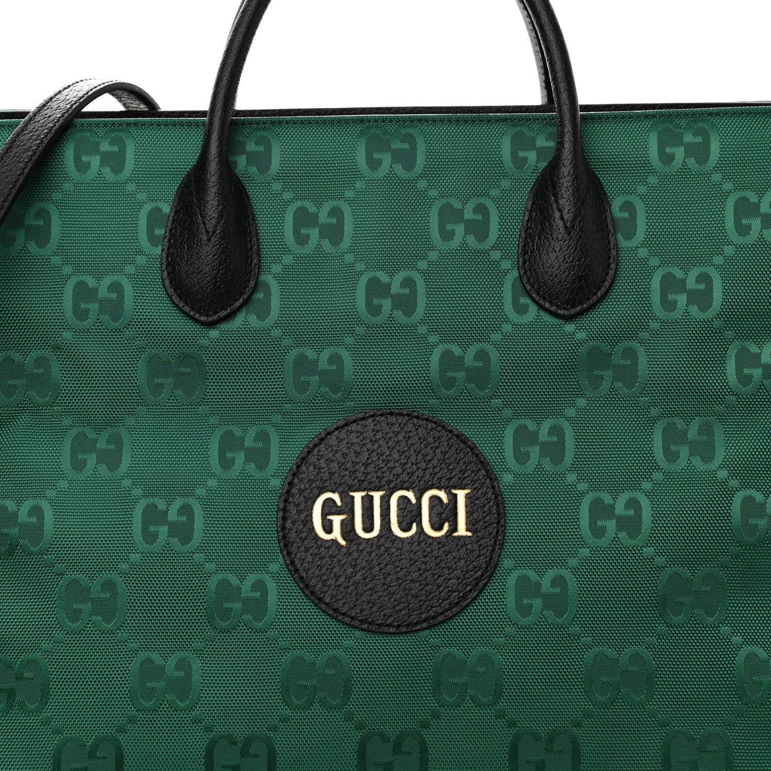 Gucci Econyl Nylon Monogram Large Off The Grid Tote Bag Scrabble Green Black 8 of 10