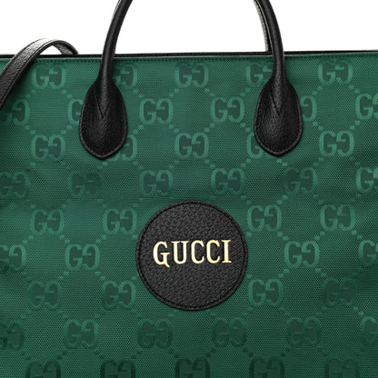 Gucci Econyl Nylon Monogram Large Off The Grid Tote Bag Scrabble Green Black 8 of 10