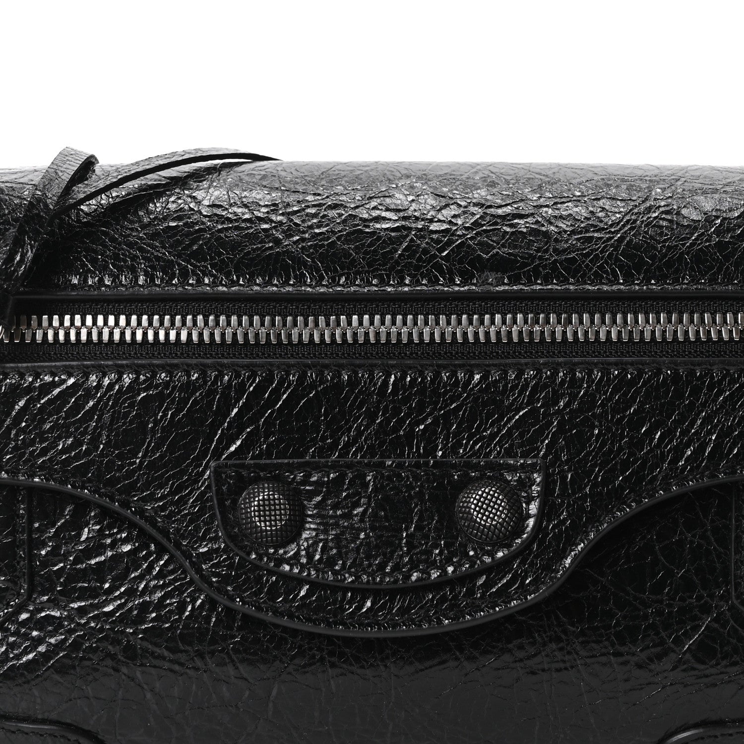 Balenciaga Agneau Arena Le Cagole Sling Bag XS Black 8 of 10