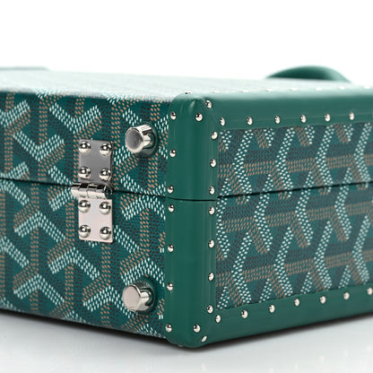 Goyard Goyardine Grand Hotel Trunk Bag Green 9 of 9
