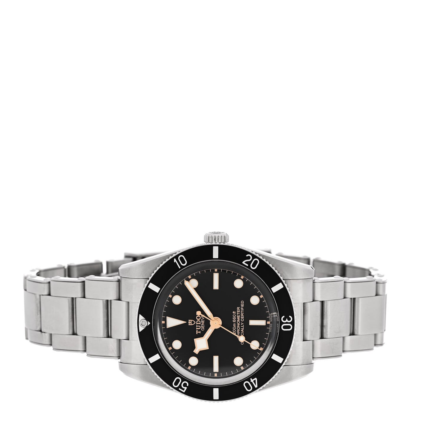 Stainless Steel 37mm Black Bay Fifty Four Automatic Watch Black 79000N