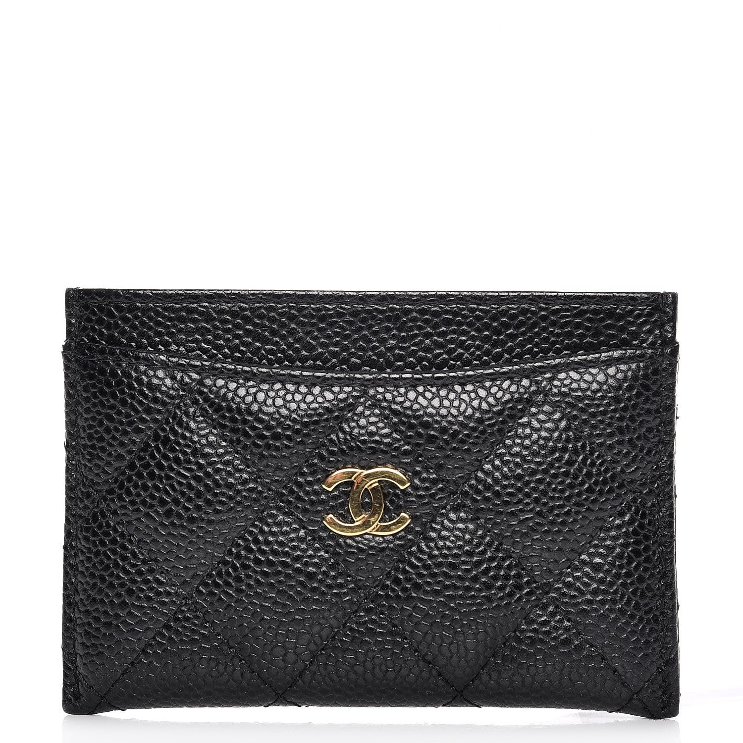 Chanel Caviar Quilted Card Holder Black 1 of 9