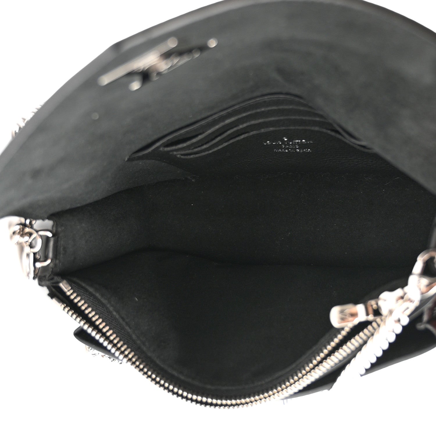 Louis Vuitton Soft Calfskin My Lockme Pochette Black 5 of 14