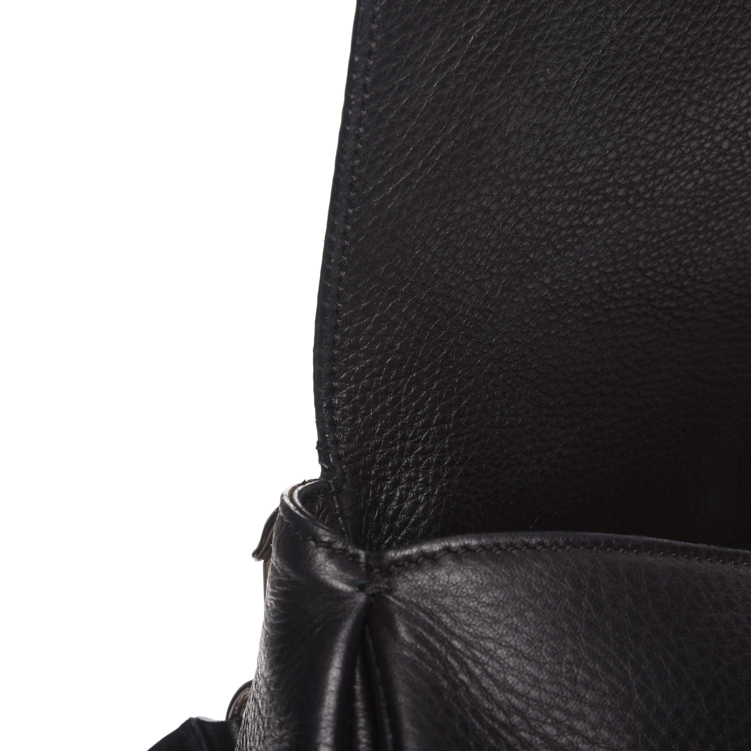 Givenchy Waxy Grained Calfskin Medium Pandora Pure Flap Bag Black 10 of 11