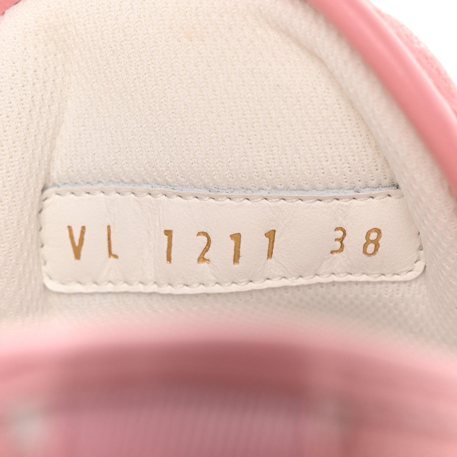 Louis Vuitton Denim Monogram Squad Sneakers 38 Pink 9 of 10