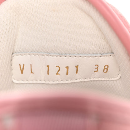 Louis Vuitton Denim Monogram Squad Sneakers 38 Pink 9 of 10