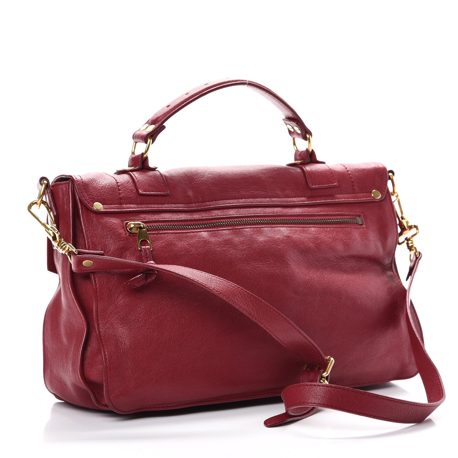 Proenza Schouler Lambskin Medium PS1 Satchel Chianti 2 of 13