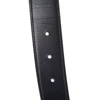 Hermes Box Togo 32mm H Belt 85 Black Chocolate 6 of 6