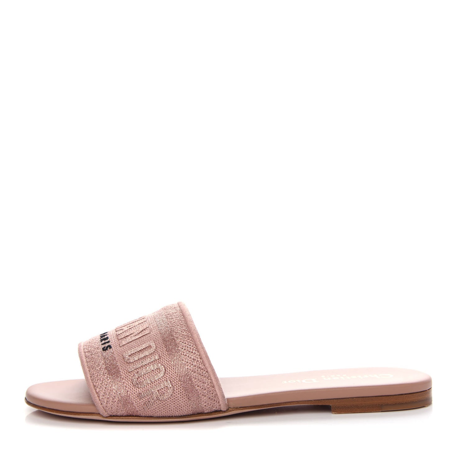 Cotton Embroidered Dway Mules Slide Sandals 35 Rose Des Vents