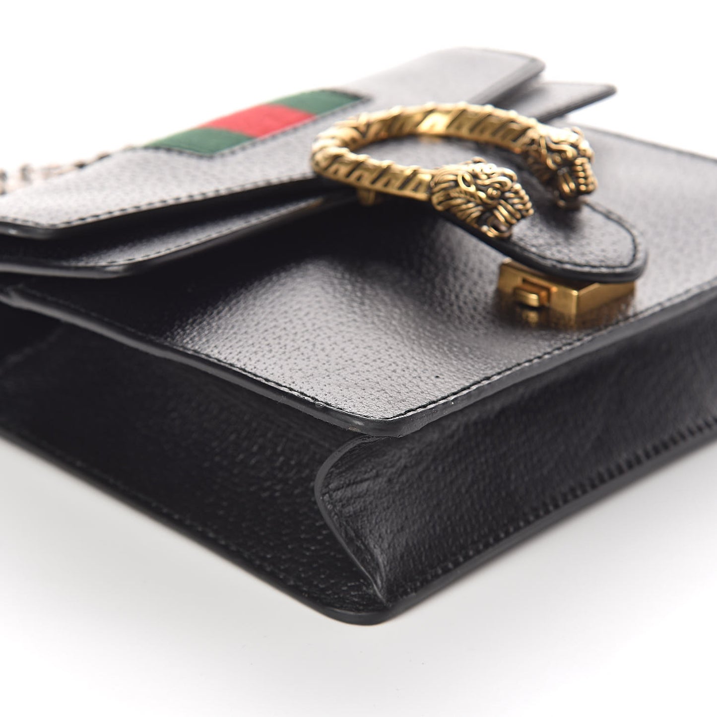 Calfskin Web Mini Dionysus Shoulder Bag Black