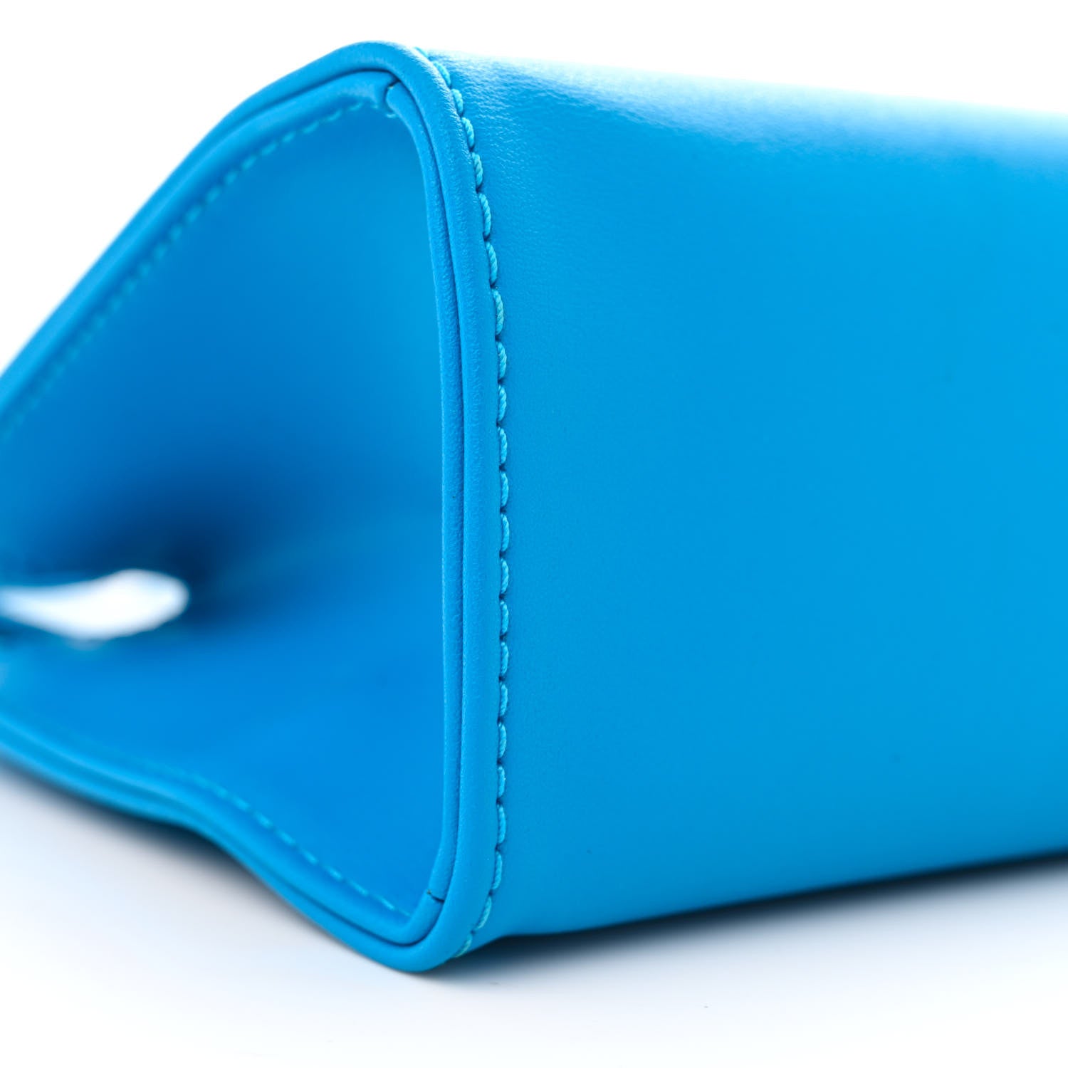 Telfar Vegan Leather Small Shopping Bag Cyan 8 of 10