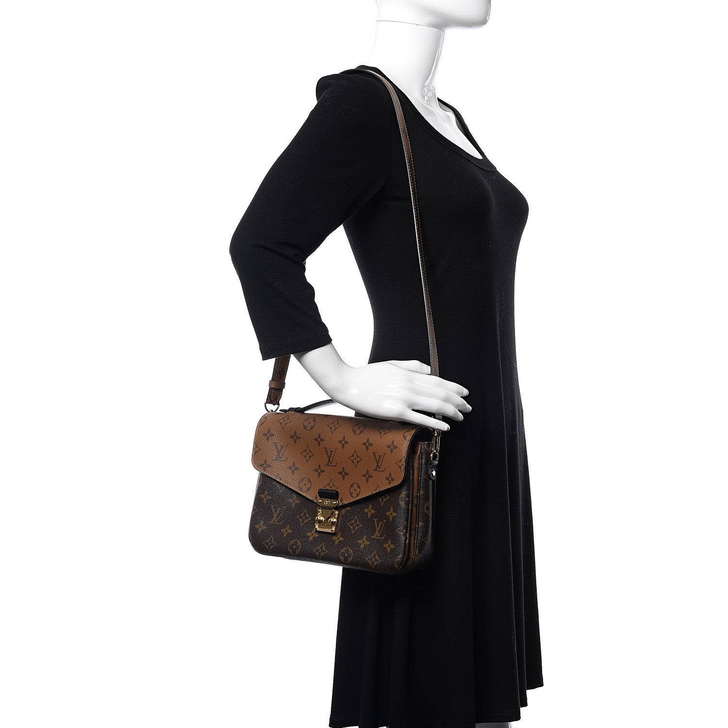 Louis Vuitton Reverse Monogram Pochette Metis 2 of 9