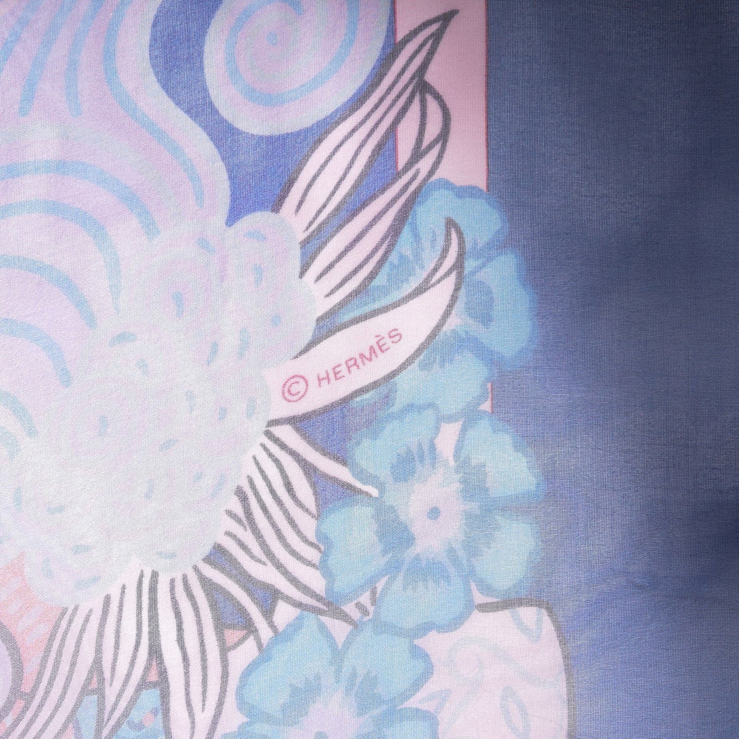 Silk Mousseline Urashima Taro Shawl 140