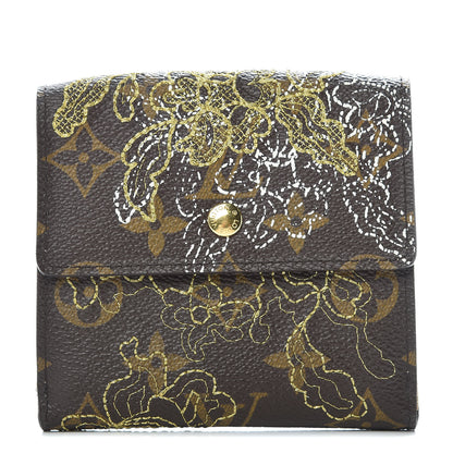 Louis Vuitton Monogram Dentelle Elise Wallet Gold 1 of 9