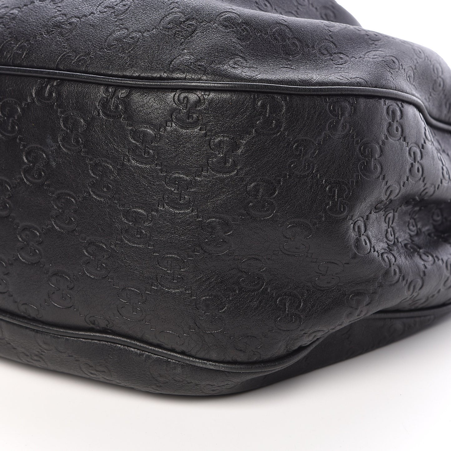 Guccissima Medium Sukey Hobo Black