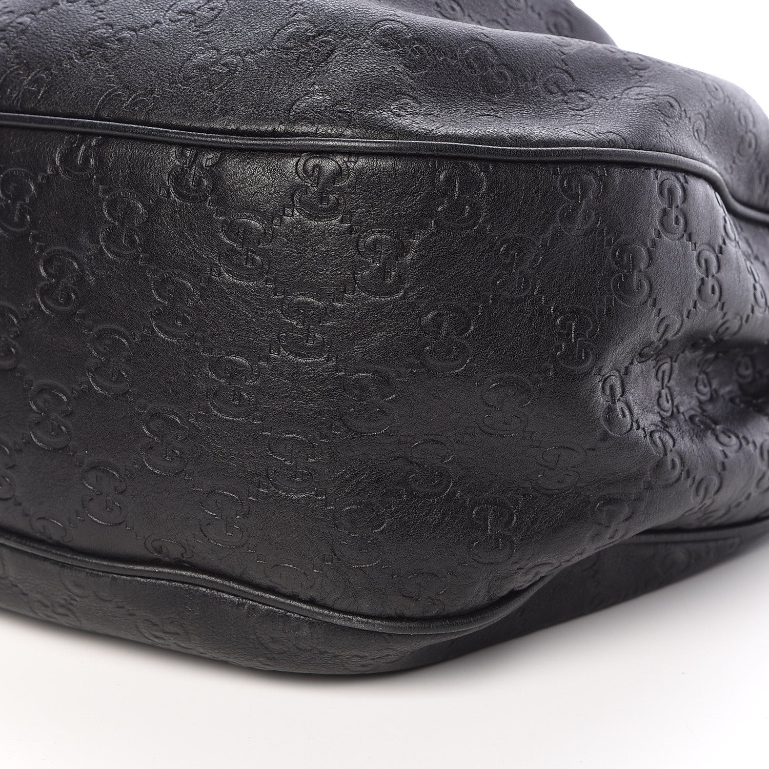 Gucci Guccissima Medium Sukey Hobo Black 10 of 11