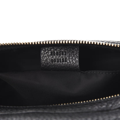 Gucci Pebbled Calfskin Large Soho Cosmetic Case Black 6 of 9