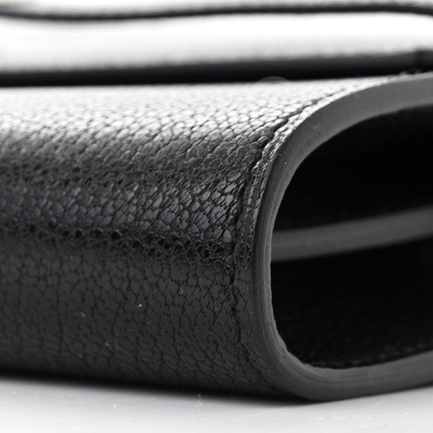 Hermes Chevre Chamkila Kelly Wallet To Go Black 10 of 11