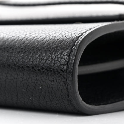 Hermes Chevre Chamkila Kelly Wallet To Go Black 10 of 11