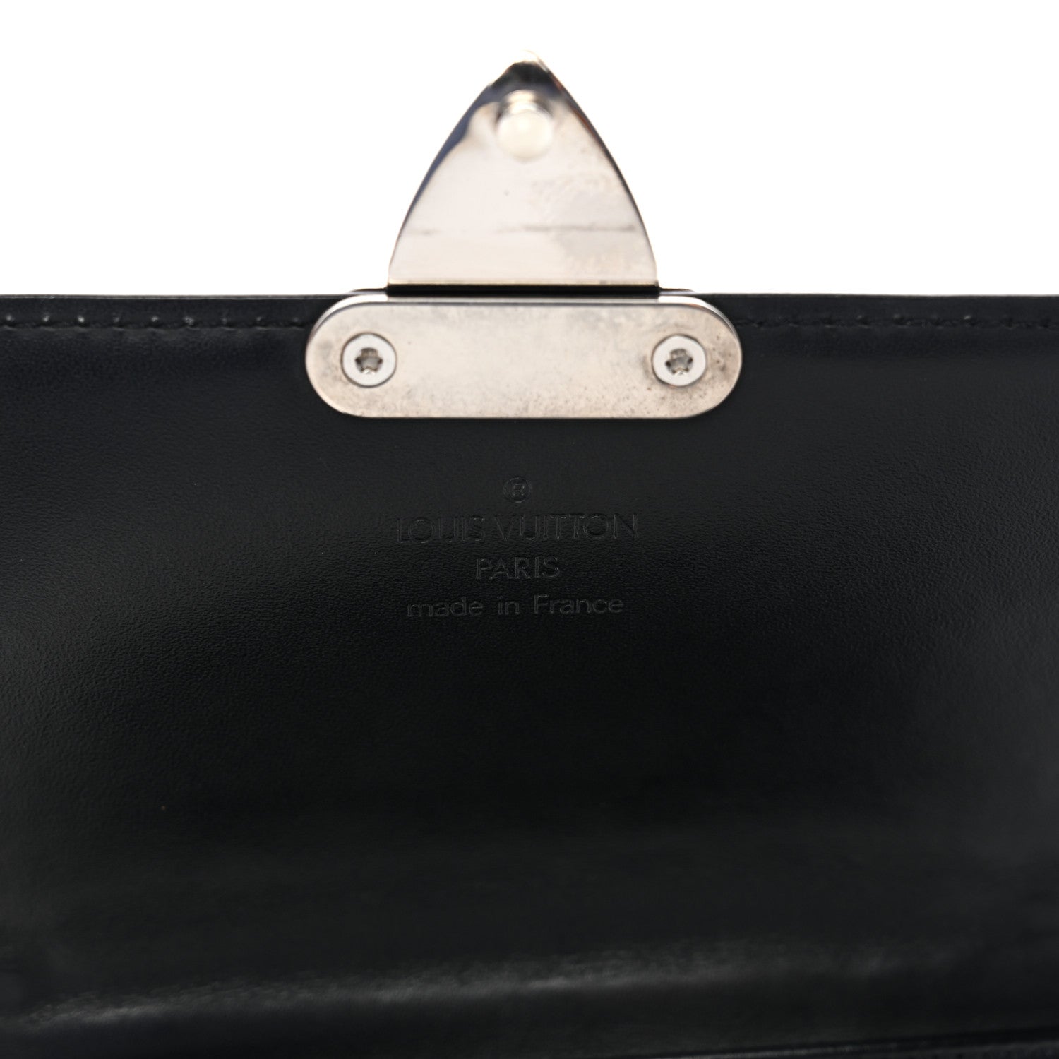 Louis Vuitton Vernis Glace Anouchka PM Wallet Black 7 of 9