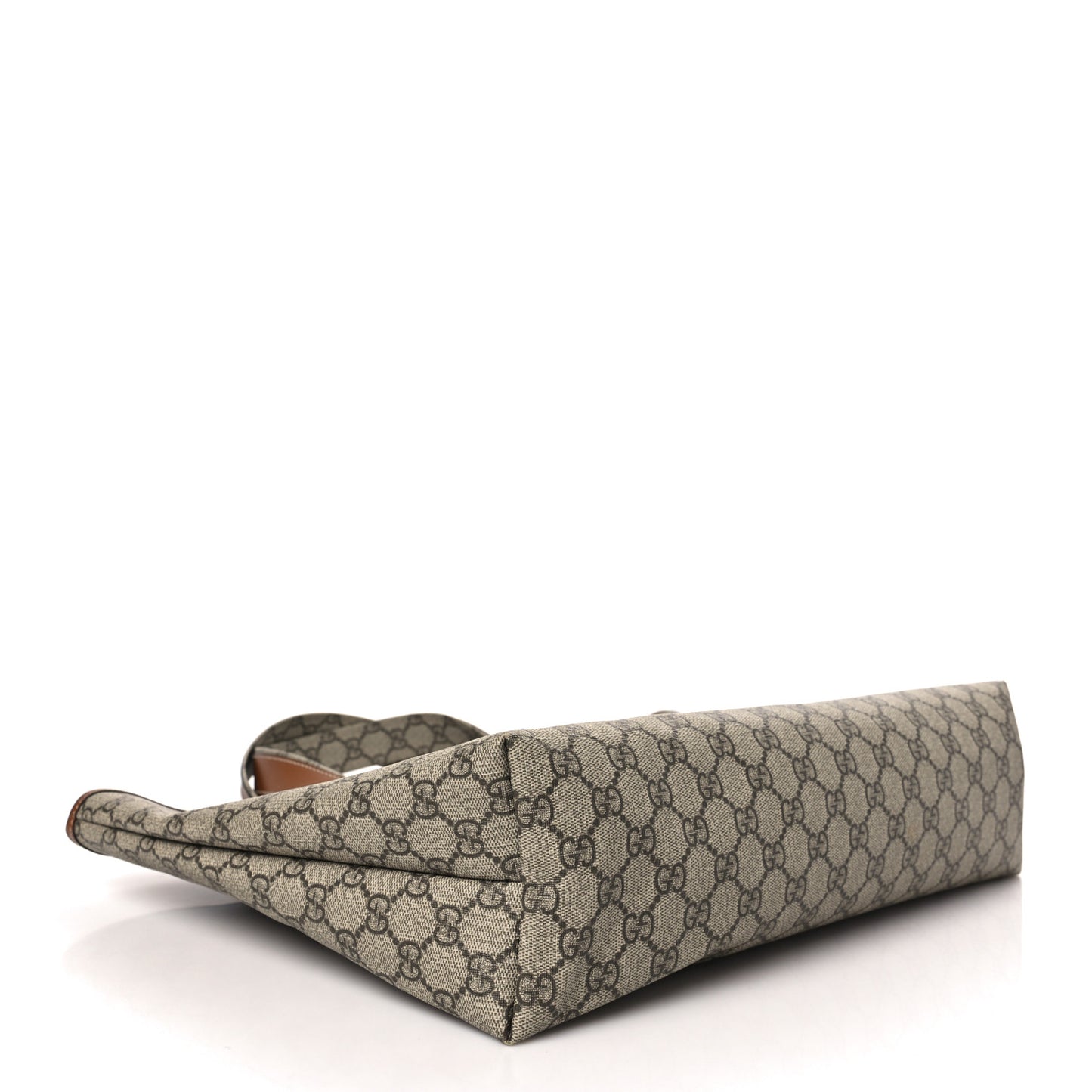 GG Plus Monogram Medium Signature Web Loop Tote Brown