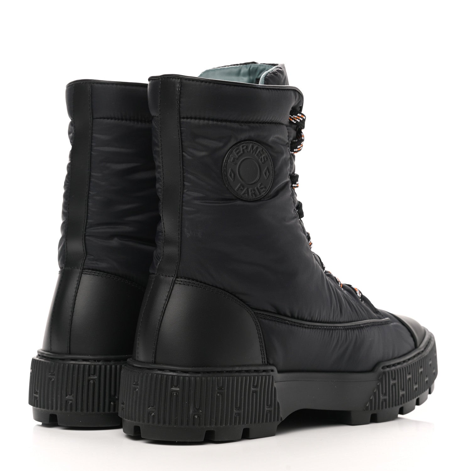 Hermes Calfskin Parachute Fresh Ankle Boots 41 Black 4 of 9