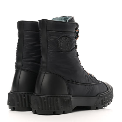 Hermes Calfskin Parachute Fresh Ankle Boots 41 Black 4 of 9