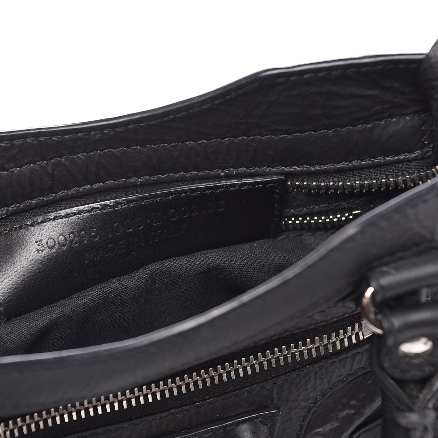 Matte Goatskin Rubber Covered Classic Hardware Mini City Black