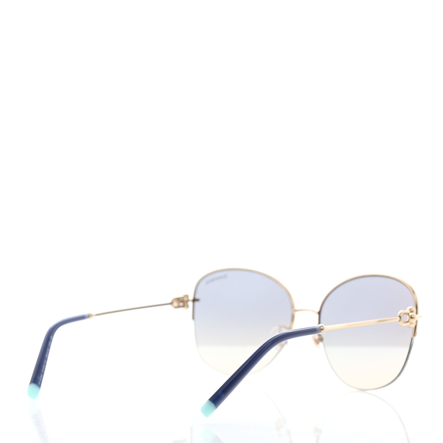 Tiffany TF3082 Round Sunglasses Gold 4 of 8