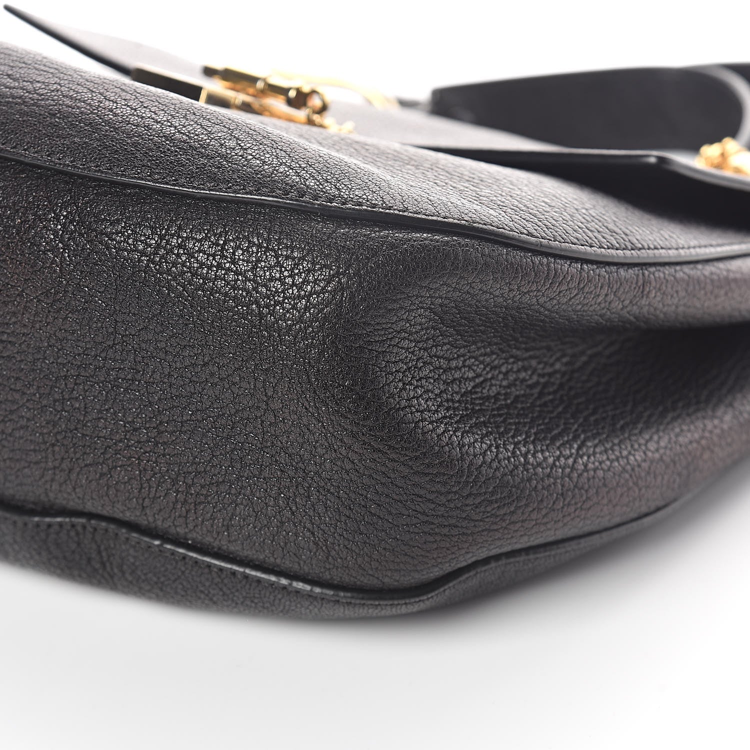 Chloe Grained Lambskin Large Drew Shoulder Bag Black 8 of 9