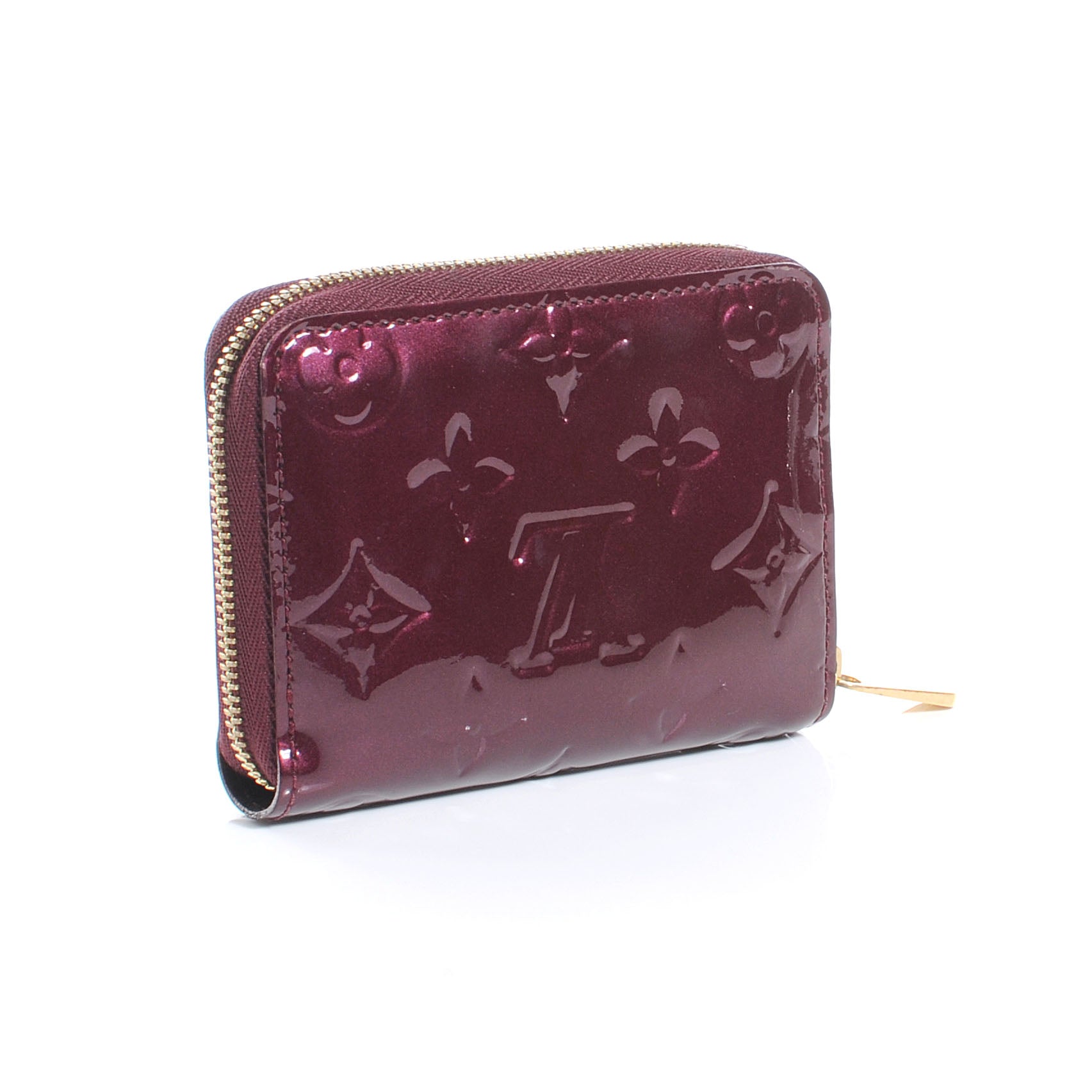 Louis Vuitton Vernis Zippy Coin Purse Wallet Rouge Fauviste 3 of 7