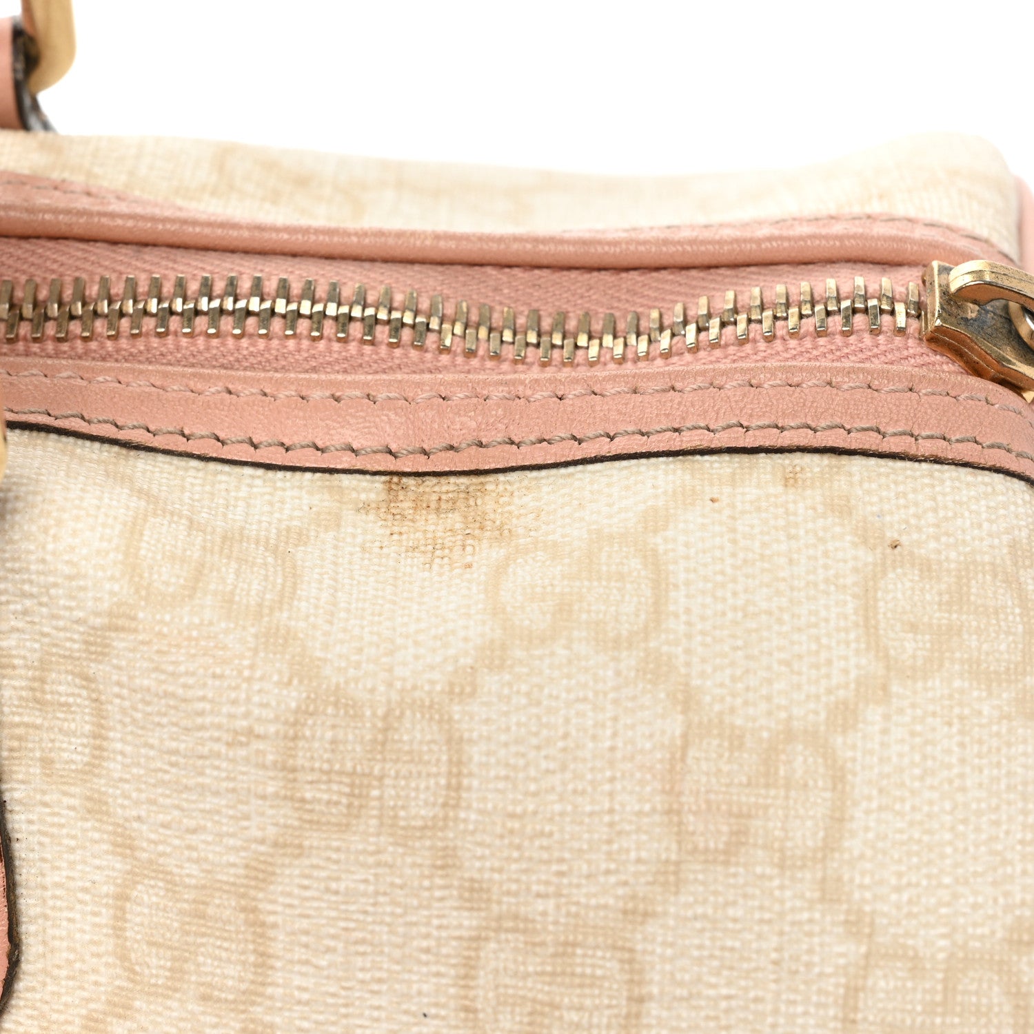 Gucci GG Plus Monogram Web Stripe Medium Joy Boston Pink 9 of 14