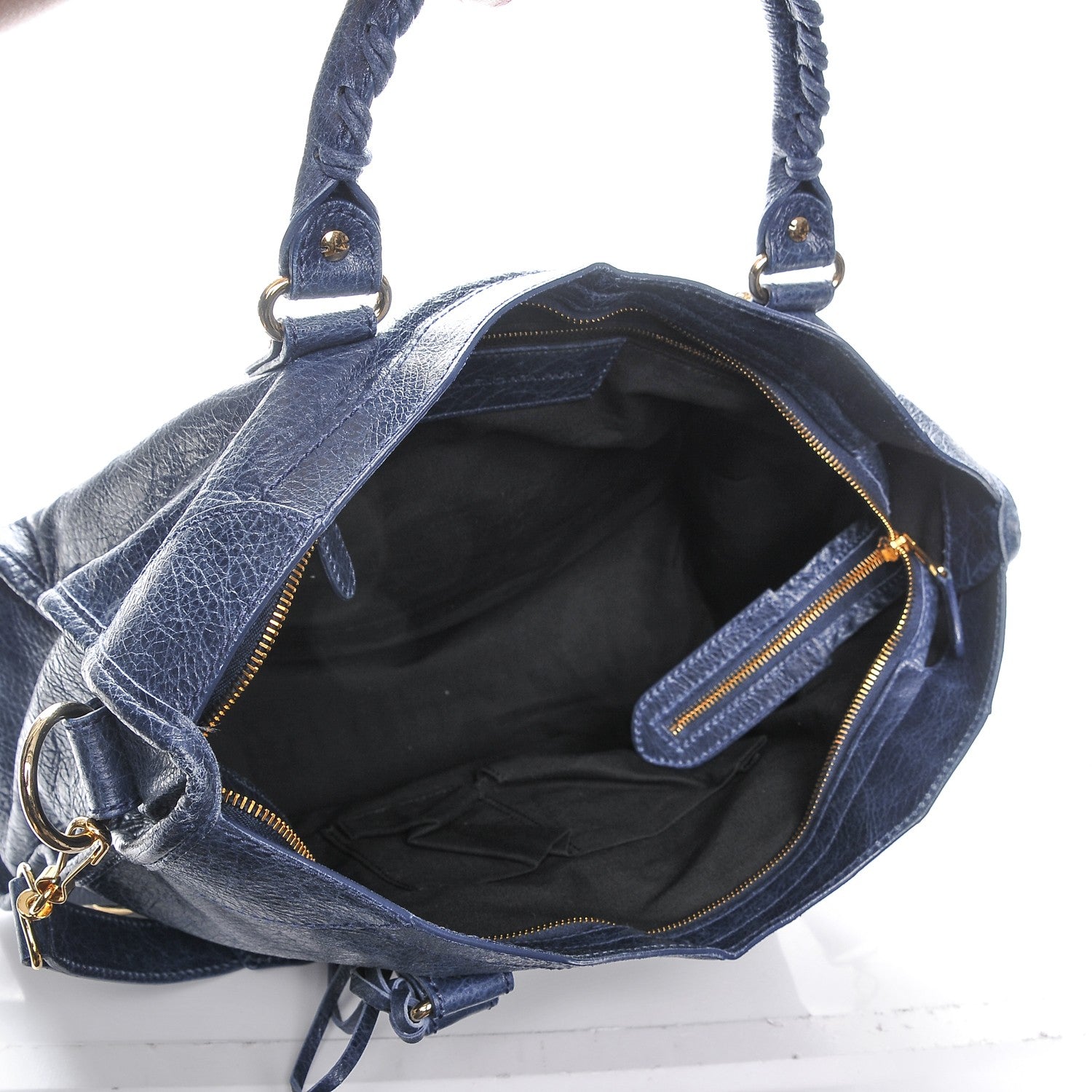 Balenciaga Agneau Giant 12 Gold Hardware City Bleu Mineral 5 of 11