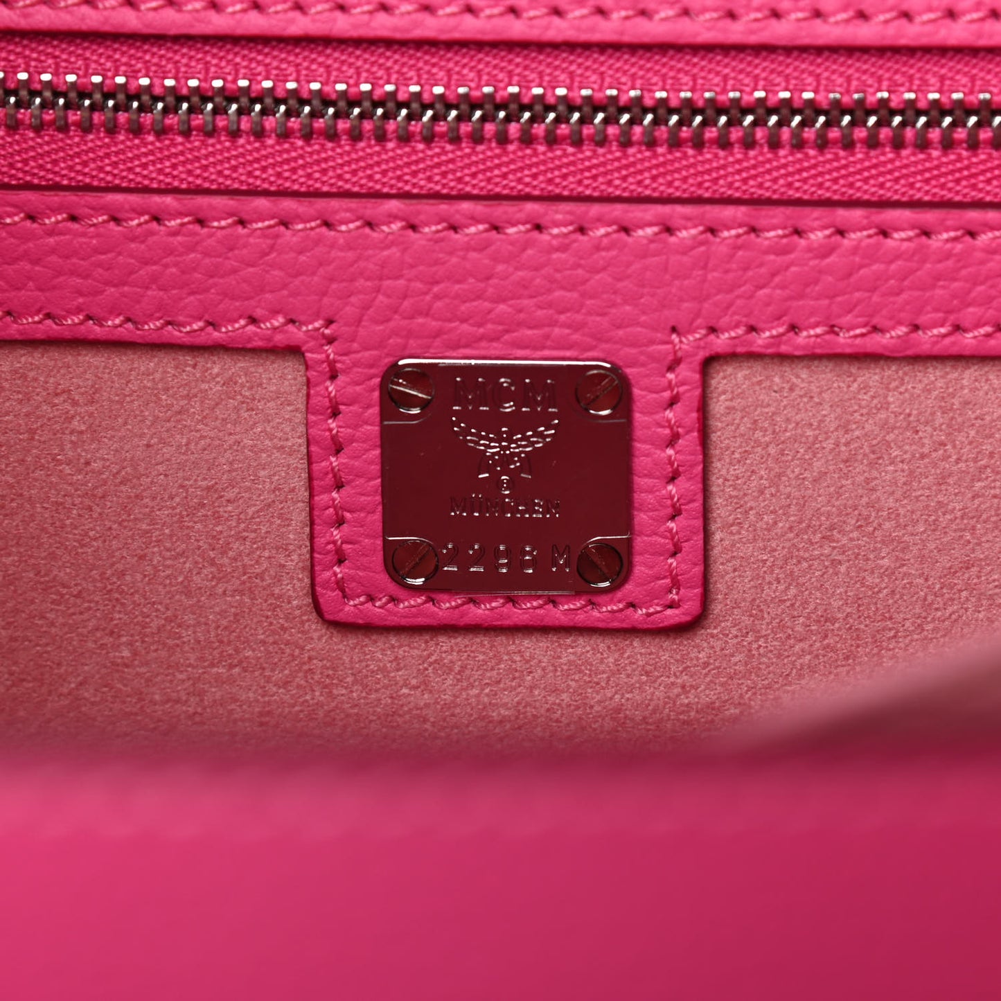 Grained Calfskin Medium Patricia Park Avenue Satchel Sugar Pink