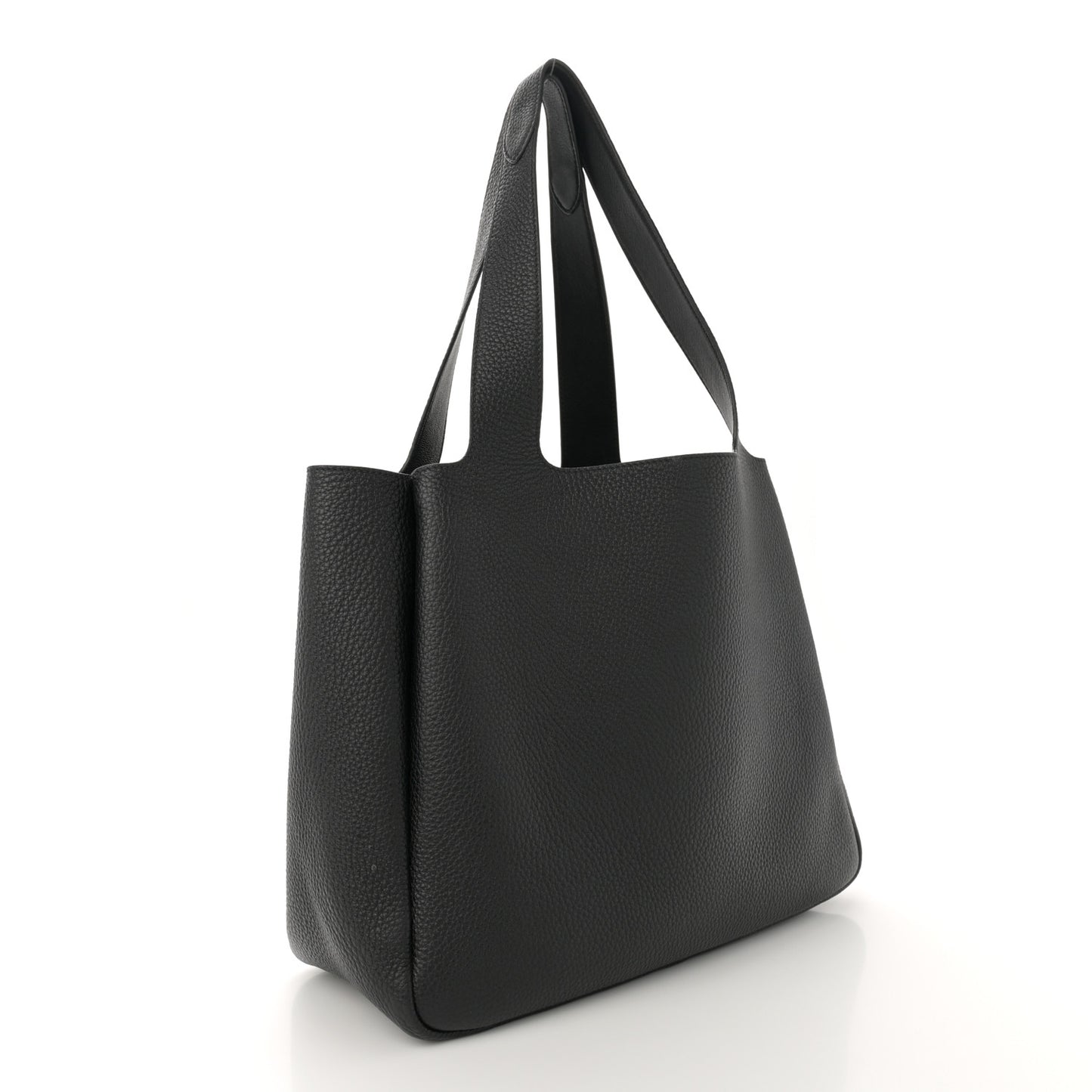 Vitello Daino Soft Large Dynamique Tote Black