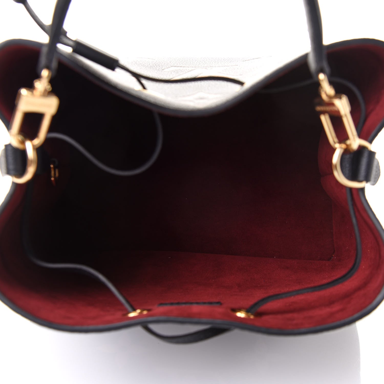 Louis Vuitton Empreinte Monogram Giant Neonoe MM Black Beige 5 of 11