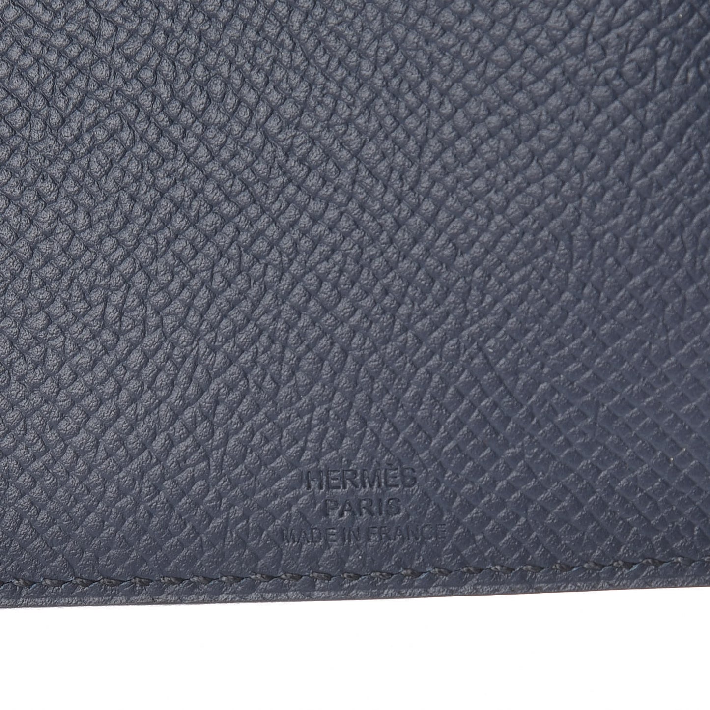 Epsom Tarmac PM Passport Holder Bleu Indigo