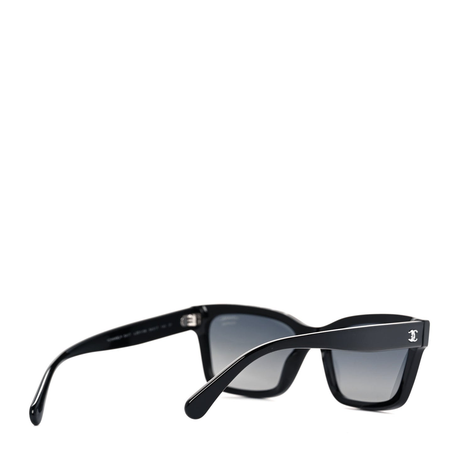 Acetate Polarized Square Sunglasses 5417 Black