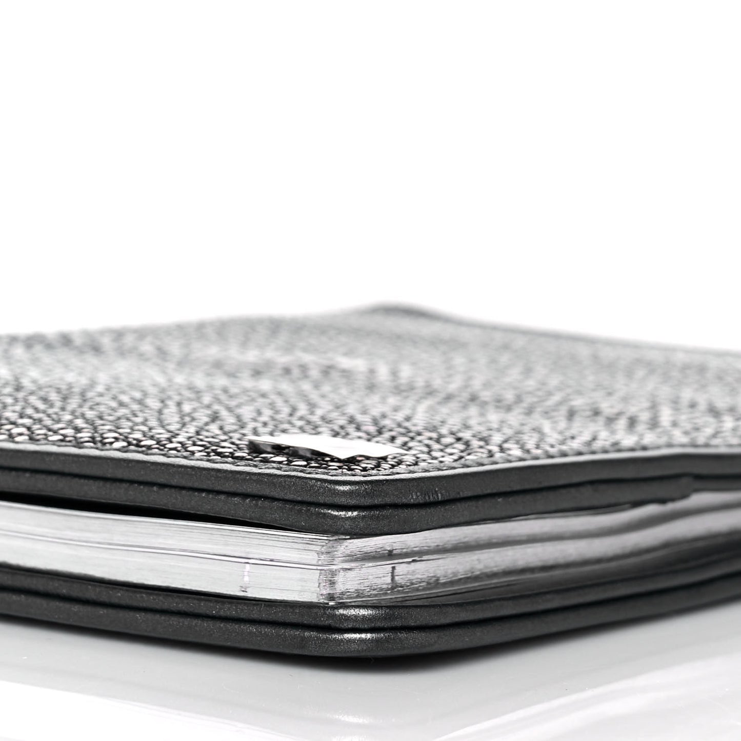 Stingray Large Agenda Cover Dark Silver