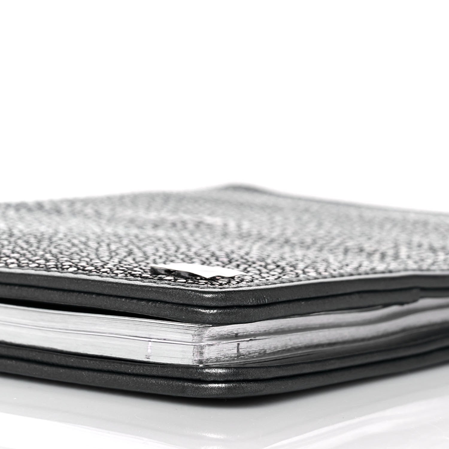 Chanel Stingray Large Agenda Cover Dark Silver 11 of 11