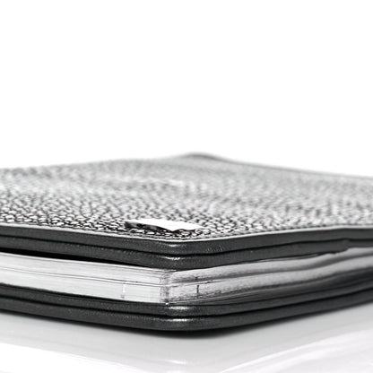 Chanel Stingray Large Agenda Cover Dark Silver 11 of 11