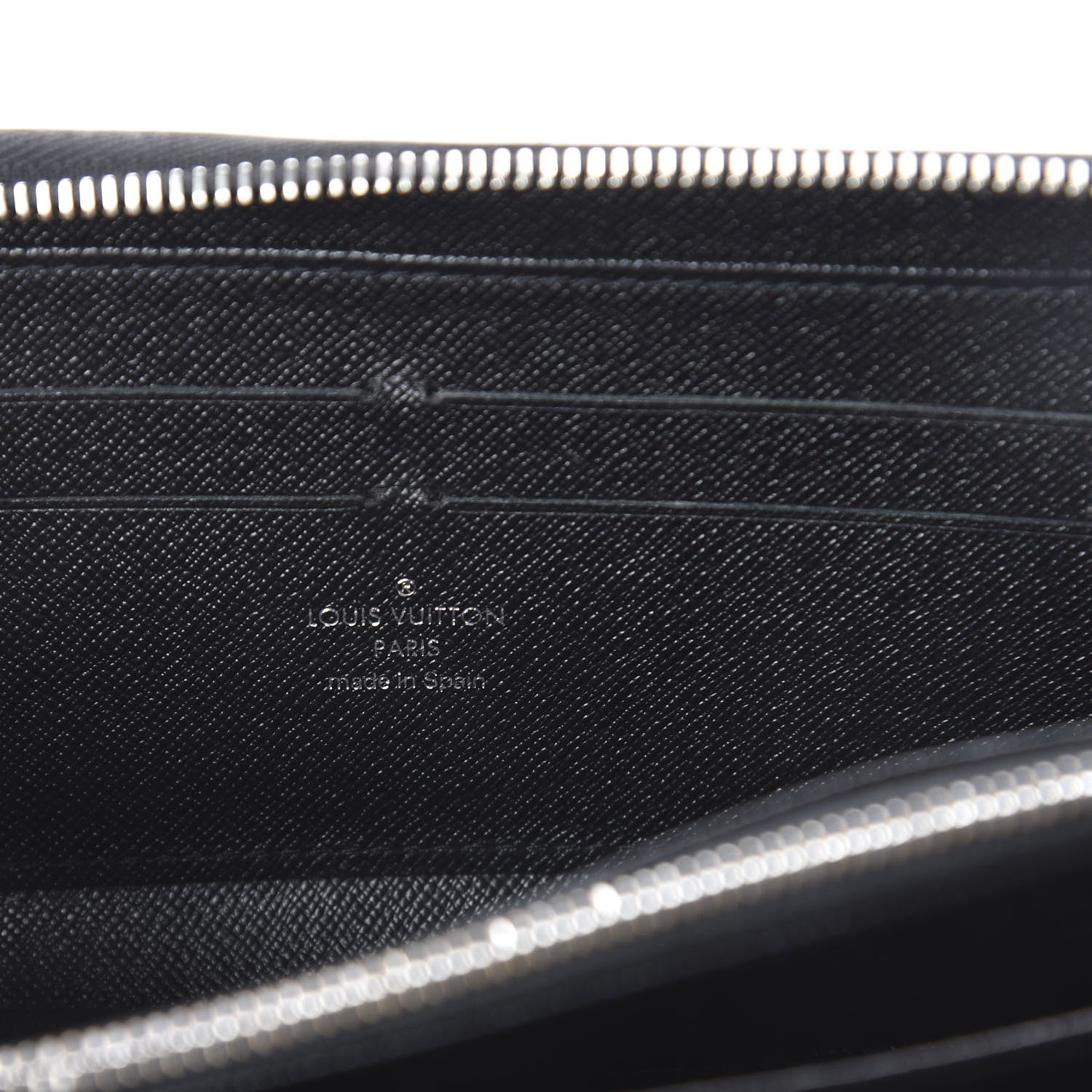 Louis Vuitton Epi Zippy Wallet Black 5 of 5