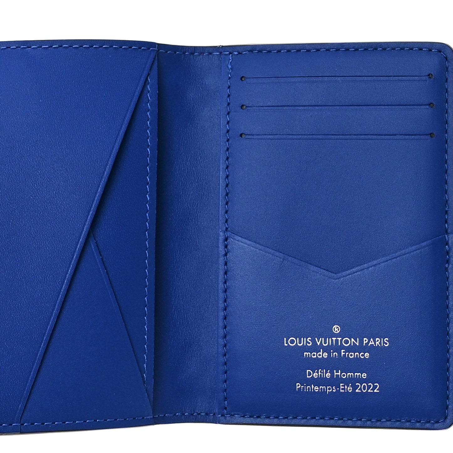Taurillon Illusion Pocket Organizer Bleu Rose